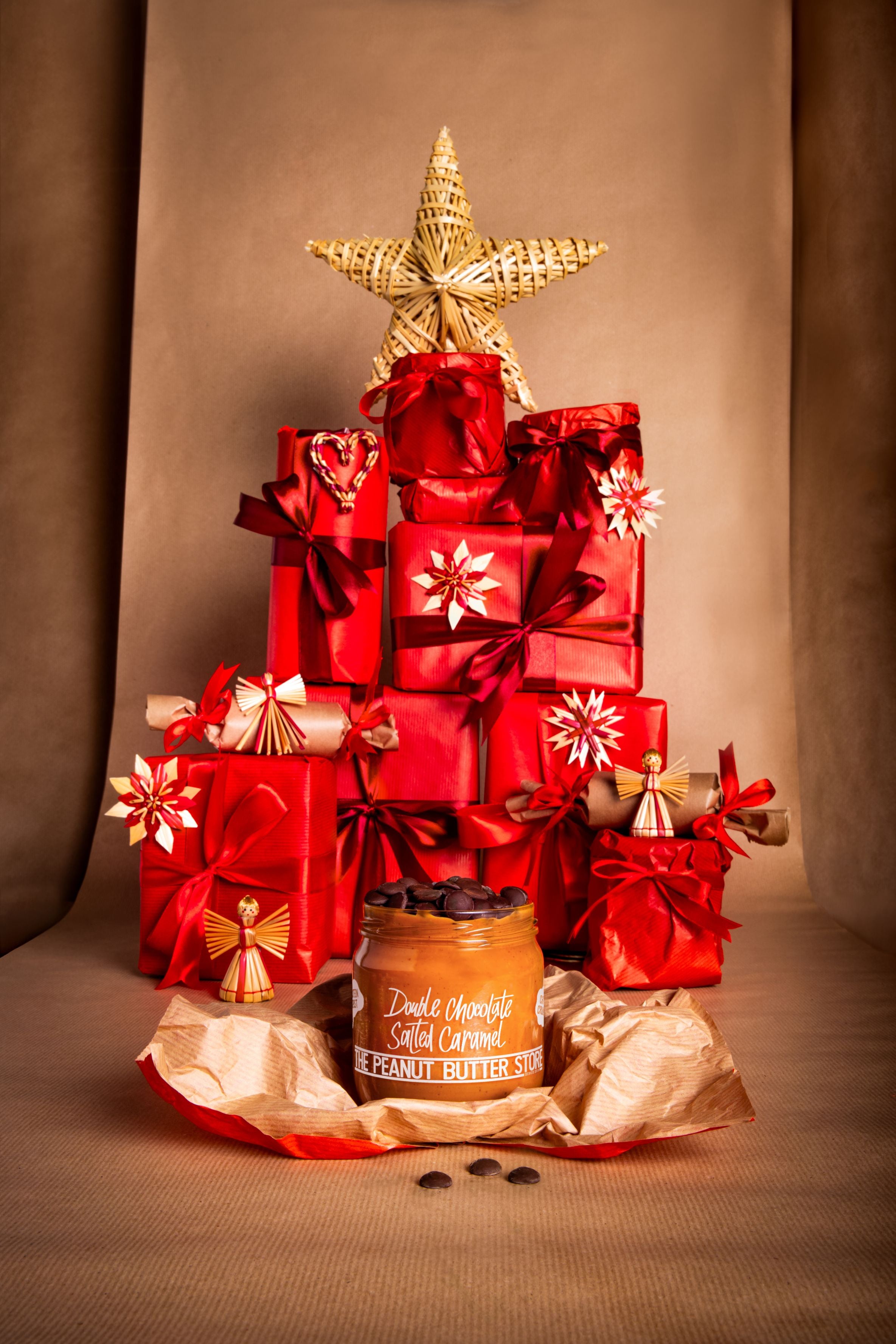chirstmas gifts tree peanut butter